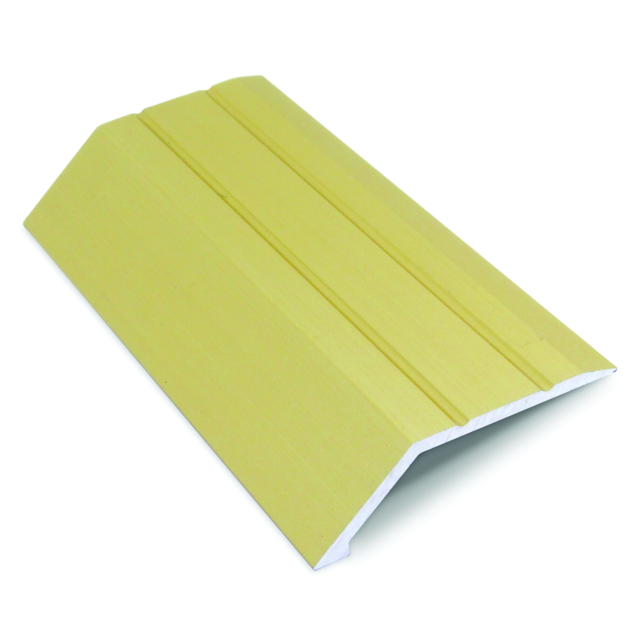 Genesis Aluminium Self Adhesive Ramp / Transition - MATT BRASS - TAS109.83