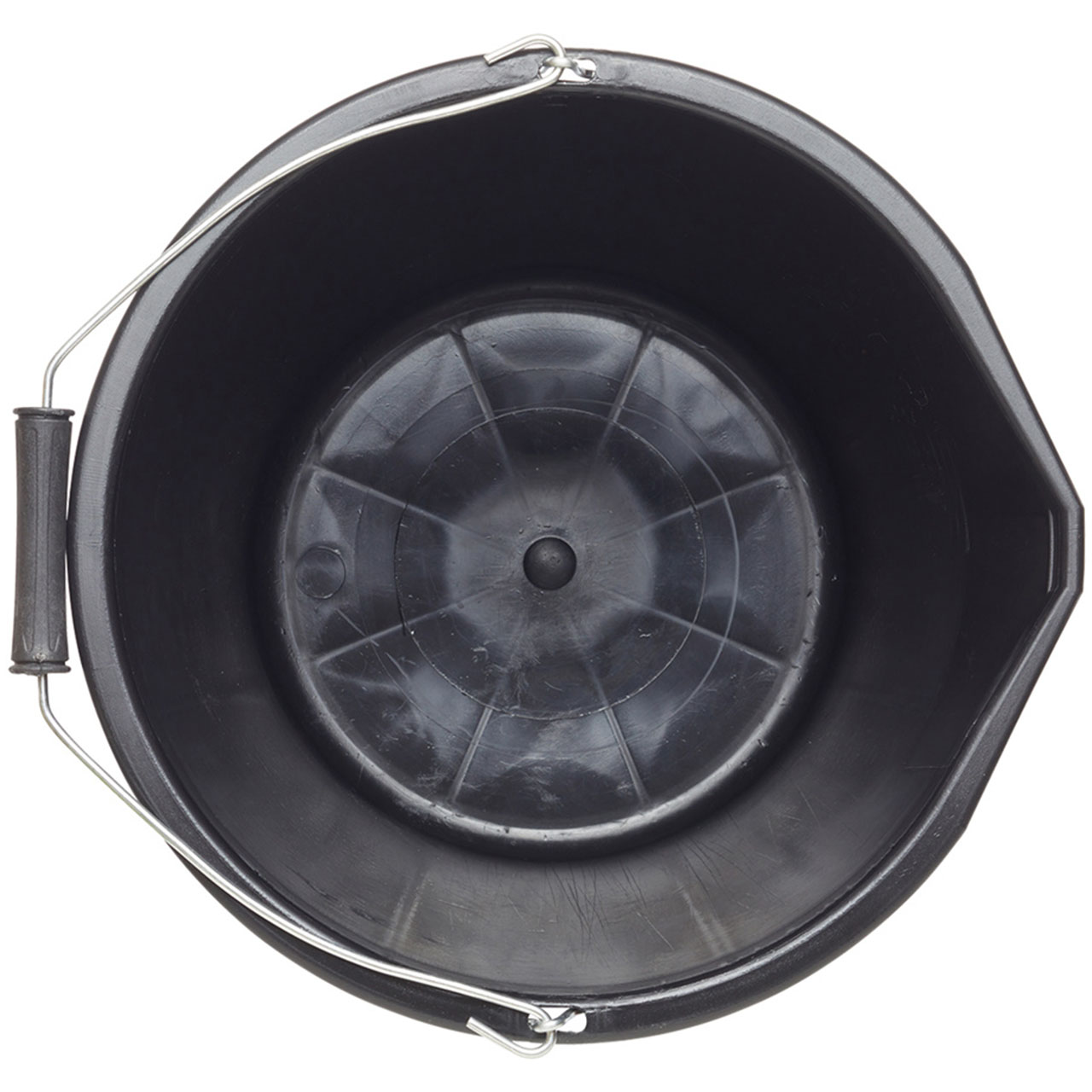 3 Gallon (14 Litre) Black Plastic Bucket With Pourer