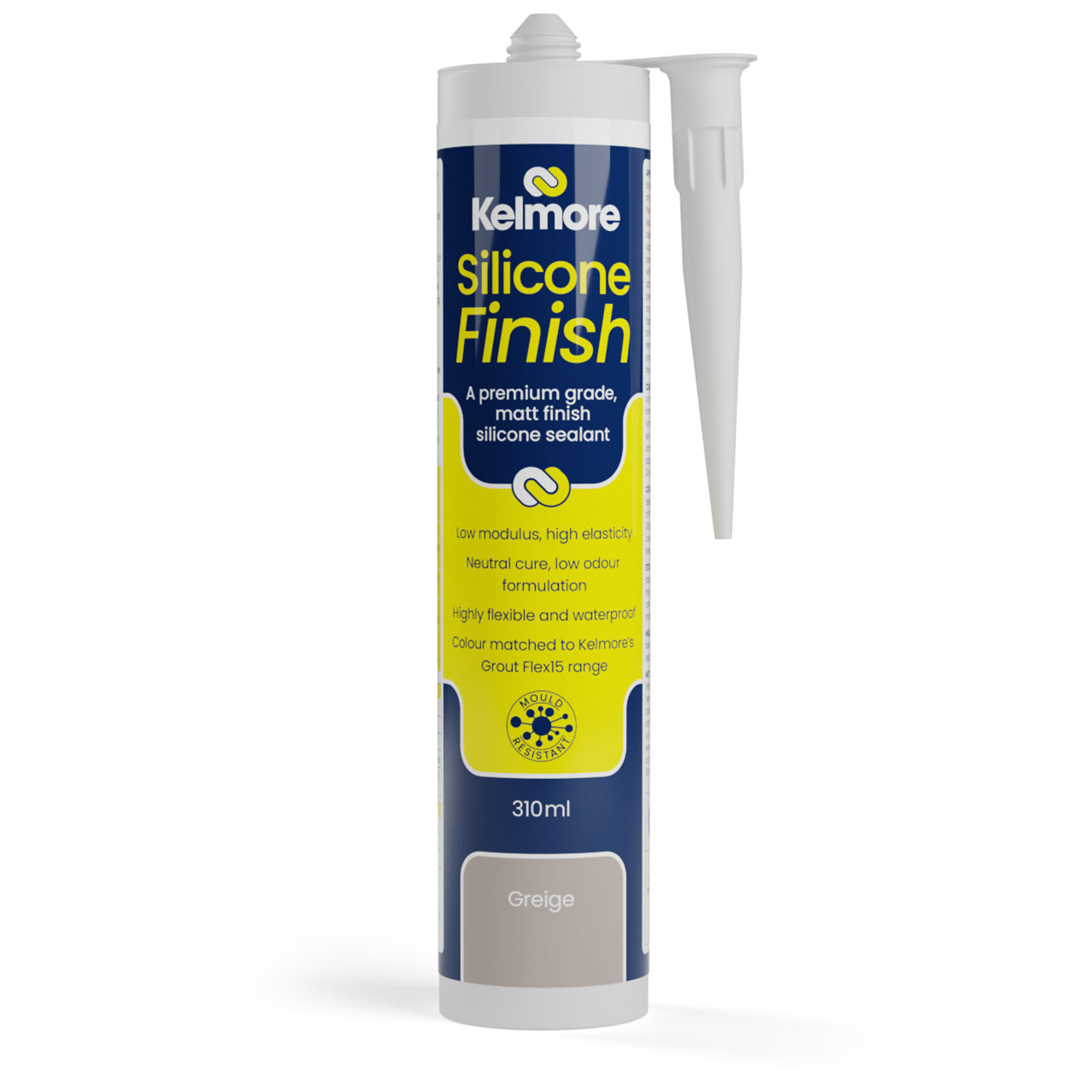 Kelmore Low Modulus Matt Finish Silicone Sealant 310ml - Greige