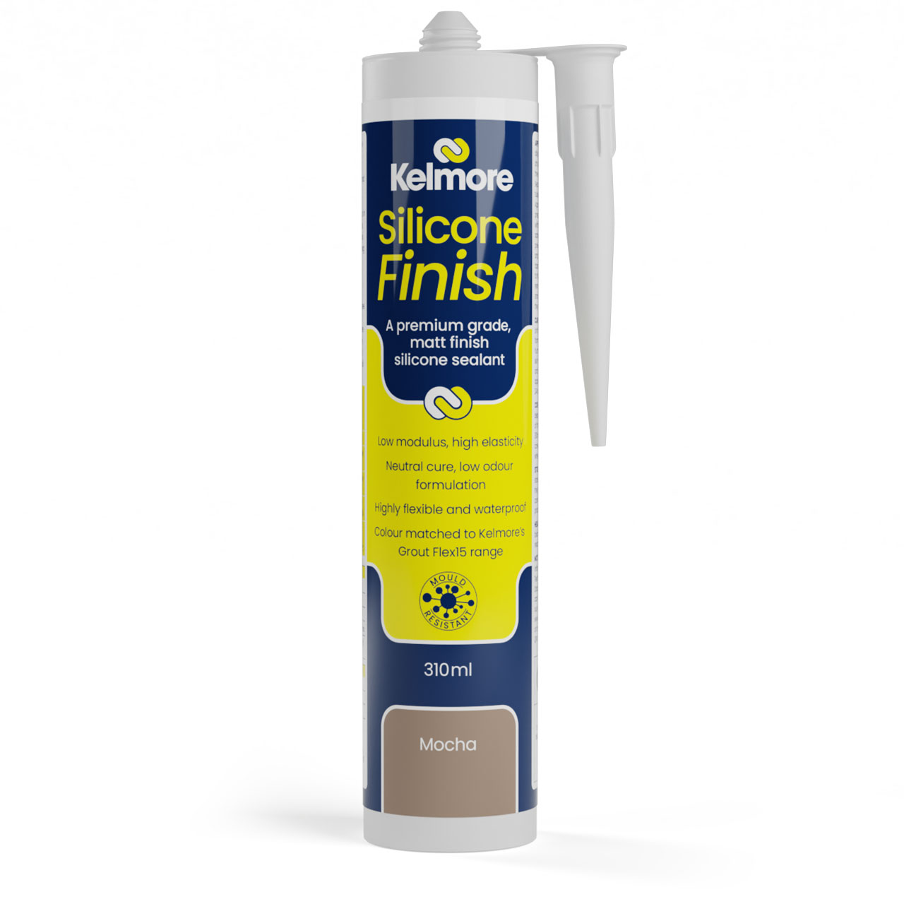 Kelmore Low Modulus Matt Finish Silicone Sealant 310ml - Mocha