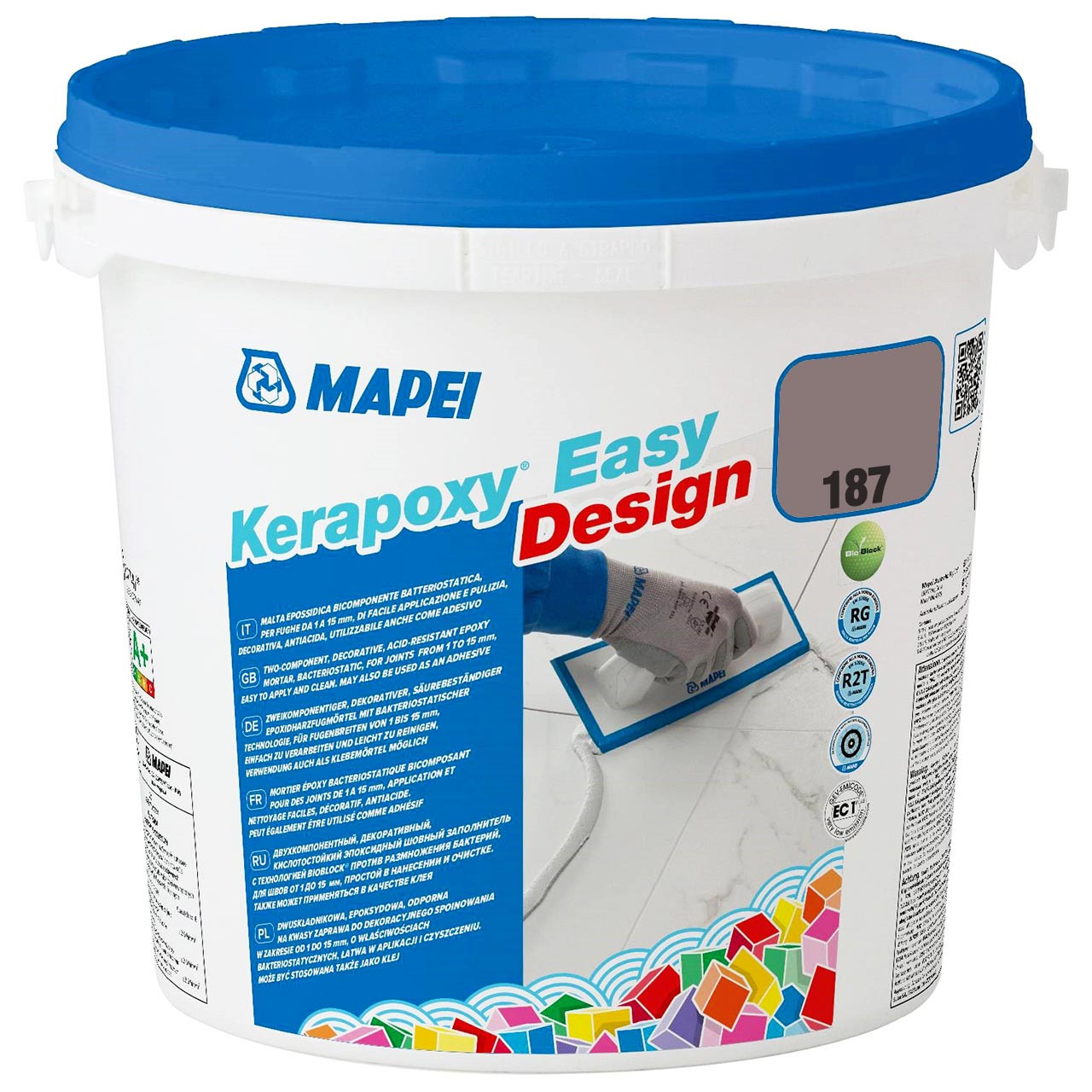 Mapei Kerapoxy Easy Design - Two Part Epoxy Grout - Linen (187) - 3 kg