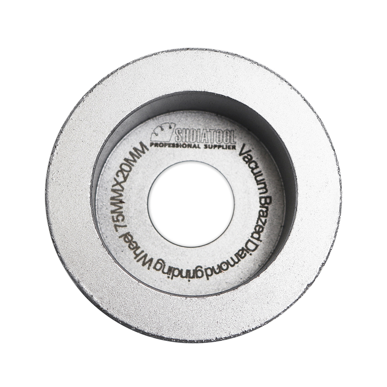 Shdiatool 75mm Diamond Bullnose Grinding Wheel - 20mm