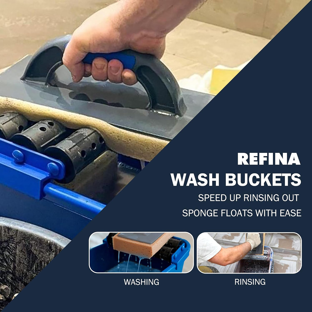 Refina Washboy / Bucket with Triple Roller - 20 Litre - 328517