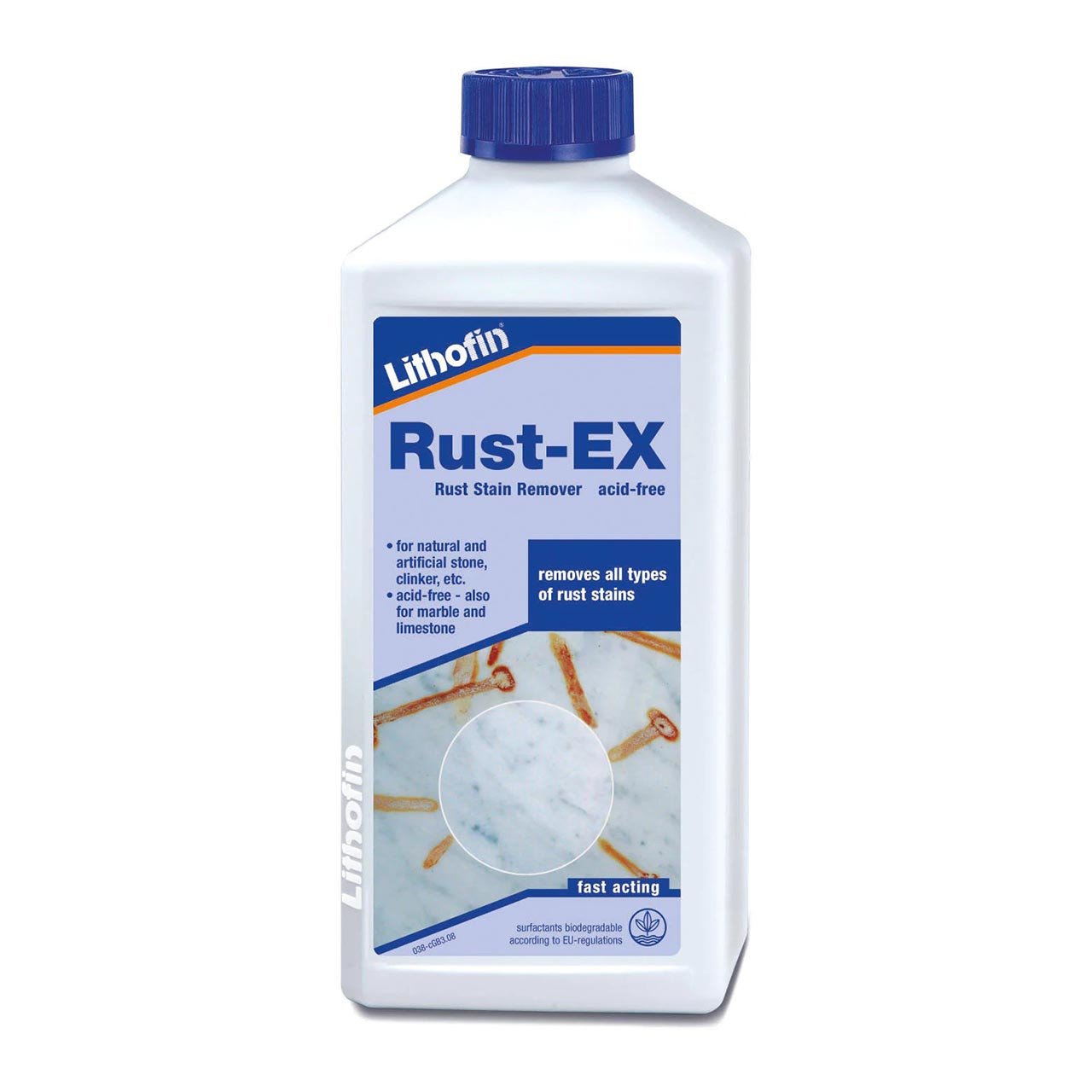 Lithofin Rust EX Non Acidic Rust Stain Remover - 500ml img