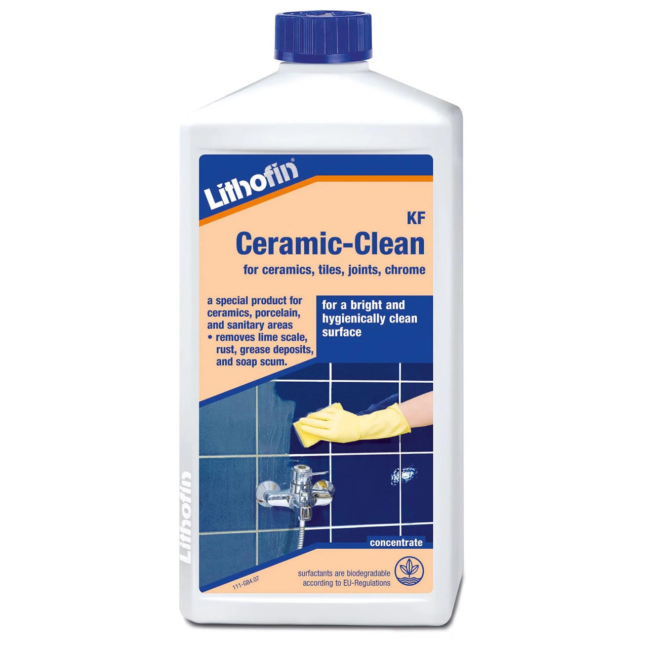 Lithofin KF Ceramic Clean for Ceramics Tiles - 1 Litre img