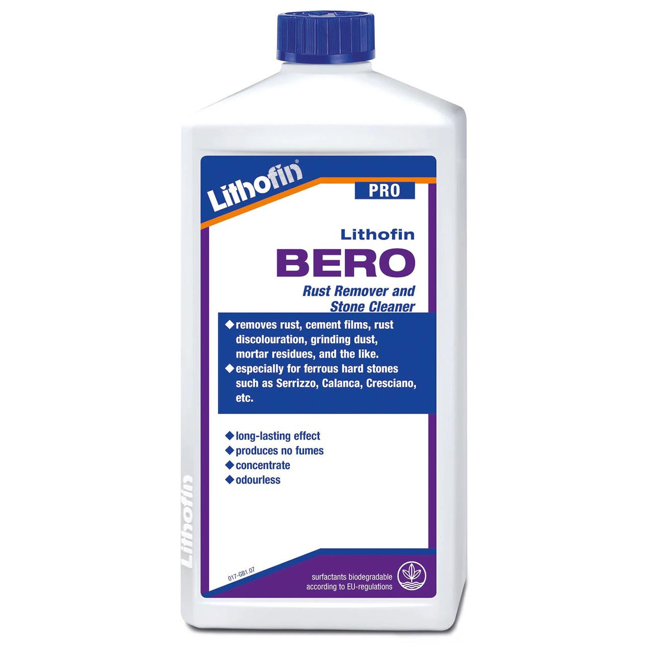 Lithofin Bero PRO - Rust Remover & Stone Cleaner - 1 Litre img