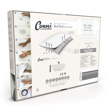 Conni Bed Pad (White) 85x95cm