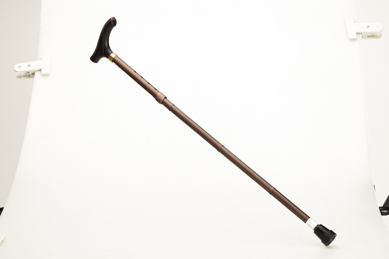 Aluminium Folding Cane - Brown