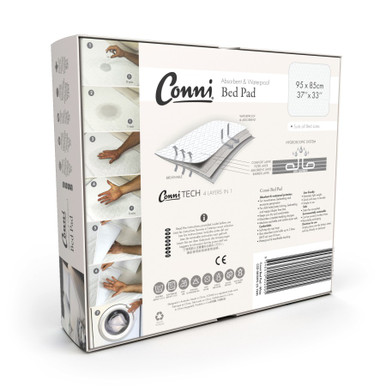 Conni Bed Pad (Charcoal) 85x95cm