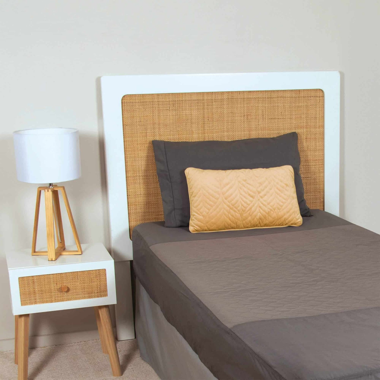 Conni Fitted Bed Pad Sheet - Single - Charcoal