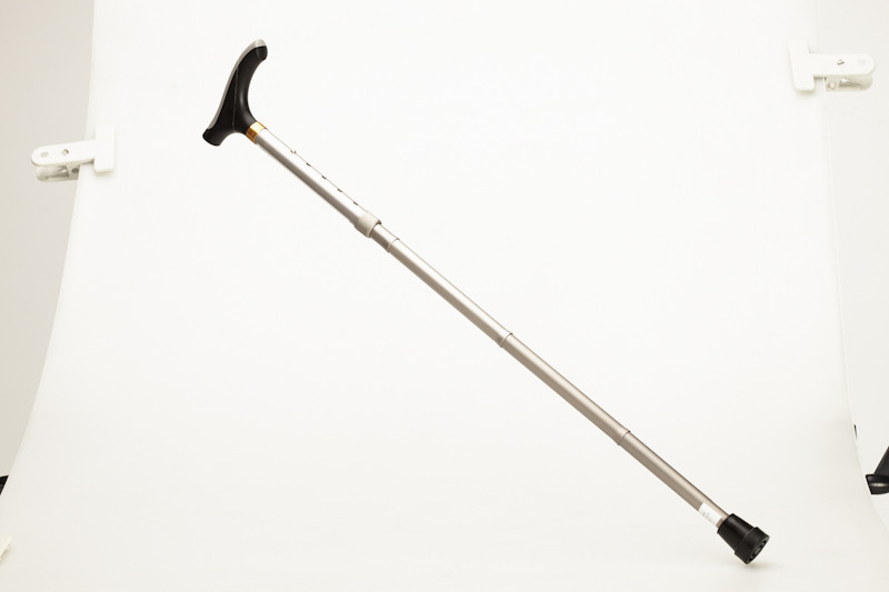 Aluminium Folding Cane - Grey