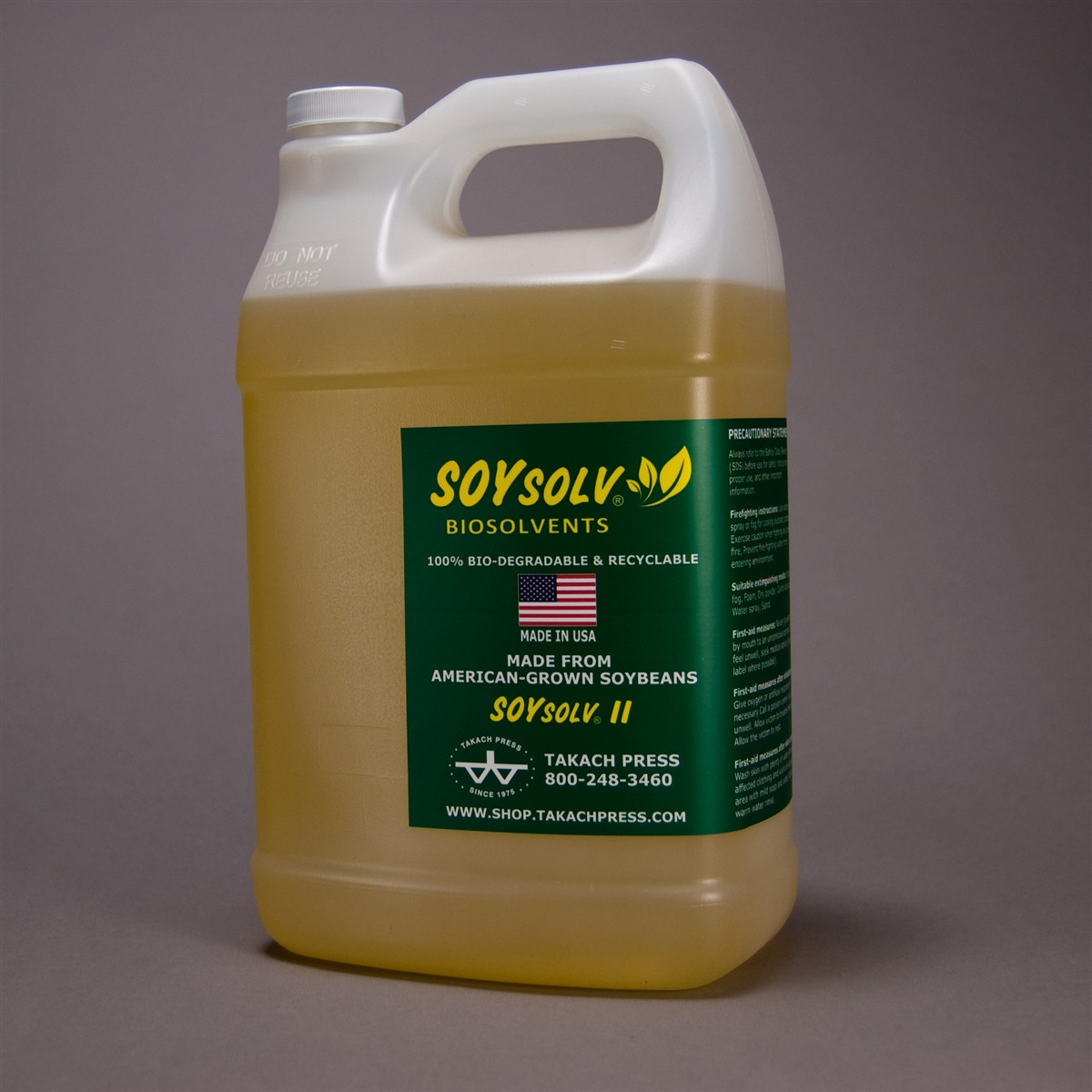 solol washi ソルオル solworks SoySolv II Non-Toxic Printmaking Solvent - 1 Gallon | Eco-Friendly