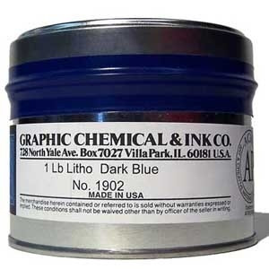 Dark Blue Lithographic Ink 1902C