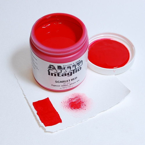 Scarlet Red Akua Intaglio IISR