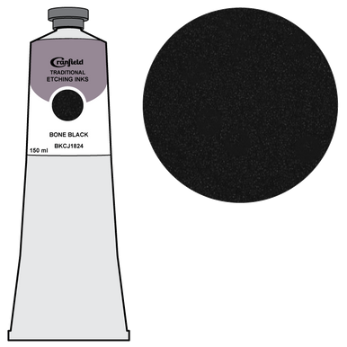 ヘッズインク 2002 ALEPH 42/300 Cranfield Traditional Etching Ink Bone Black BKC 1824