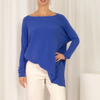 ASHLEY OVERSIZED KNIT - BLUE