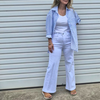 KAT WIDE LEG JEANS - WHITE
