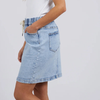 FOXWOOD RIO DENIM SKIRT - LIGHT BLUE WASH
