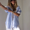 MADDER SHIRT-STRIPE BLUE