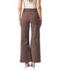 KATE WIDE LEG JEANS -CHOCOLATE BROWN