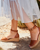 HELENE ESPADRILLE WEDGE-TAN