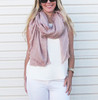 MILENA WINTER SCARF- DUSTY PINK