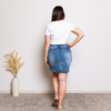 ARCHER DENIM SKIRT - DARK INDIGO