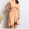 ASHLEIGH POLKA DOT DRESS - TAN