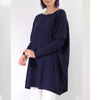 ASHLEY OVERSIZED KNIT - NAVY