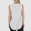  KEIRA TANK - WHITE/BLACK STRIPES