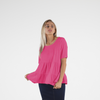 SOFIA TOP- FUCHSIA