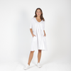PORTSEA DRESS - WHITE 