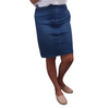 EVIE DENIM SKIRT - DARK DENIM