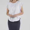 TULIP TOP -WHITE