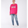 BETTY BASICS POPPY SWEAT- LOVE 