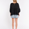  KASIA TIERED TOP - BLACK