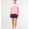 BETTY BASICS SIENNA SWEAT-PINK/WHITE STRIPE