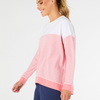 BETTY BASICS SIENNA SWEAT-PINK/WHITE STRIPE