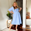 MILA MIDI DRESS - CHAMBRAY