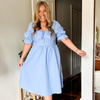 MILA MIDI DRESS - CHAMBRAY