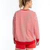 BETTY BASICS SIENNA SWEAT-RED STRIPE