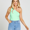 BEC ONE SHOULDER TOP - MINT