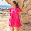 ELISSA DRESS - FUSCHIA