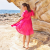 ELISSA DRESS - FUCHSIA