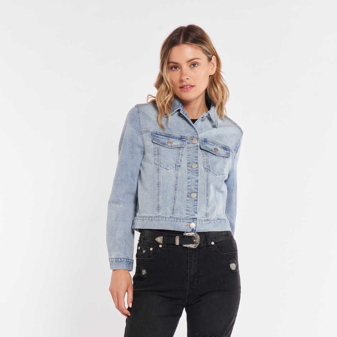 SASS CLOTHING DARCY CROPPPED DENIM 