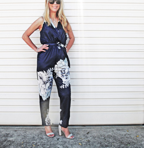 TURNING HEADS JUMPSUIT-NAVY-FRONT