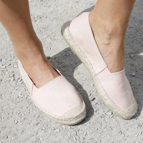  BETTY BASICS VACATION ESPADRILLE PULL ON - BLUSH