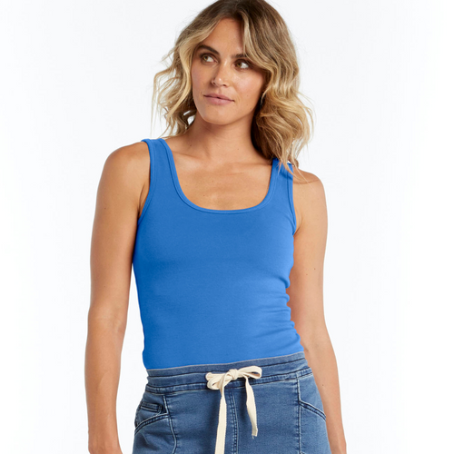 EMMA SCOOP TANK - DEEP BLUE