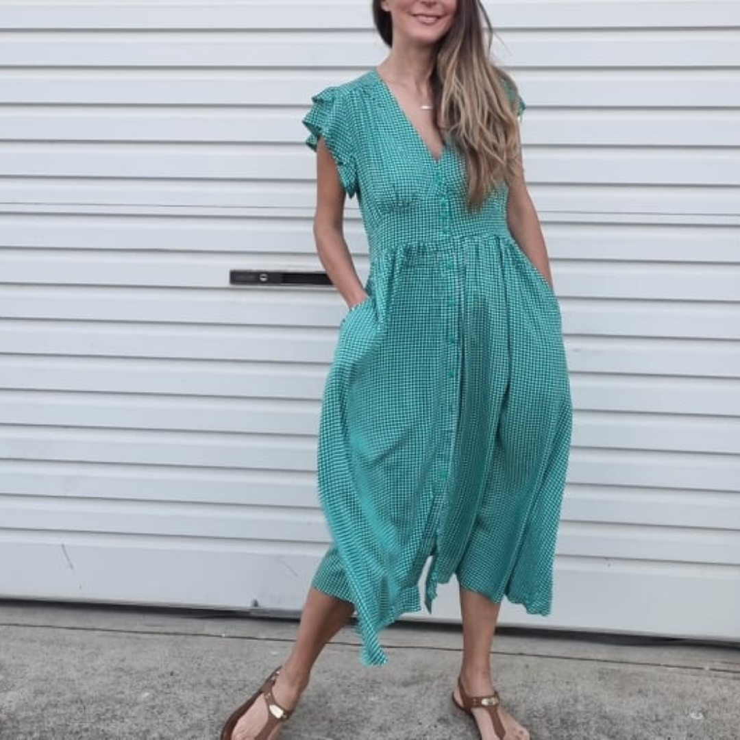 boho australia kasia midi dress