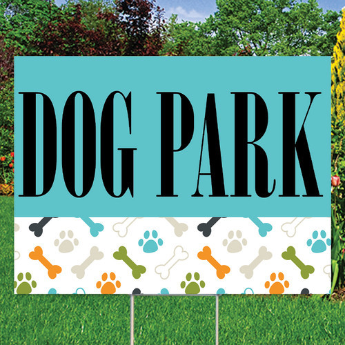 Dog Park - 12"x 18" Coroplast Sign